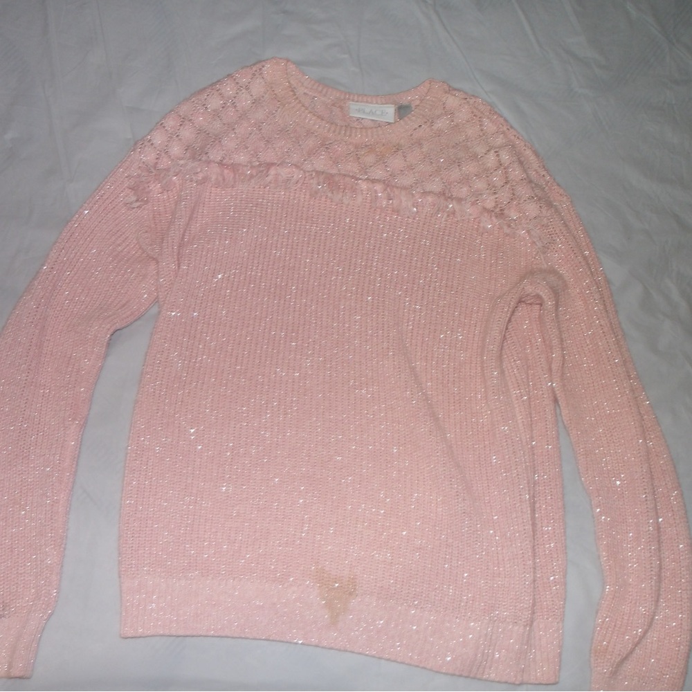 The Children's Place Sparkly Pink Sweater